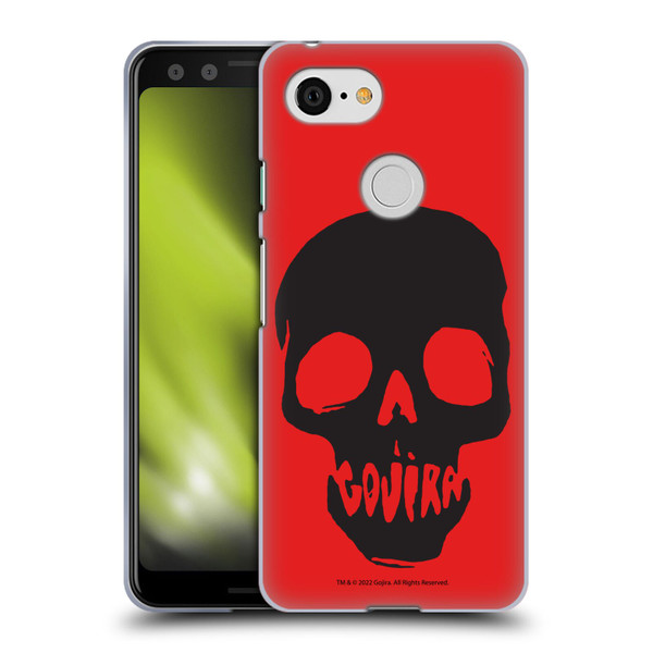 Gojira Graphics Skull Mouth Soft Gel Case for Google Pixel 3