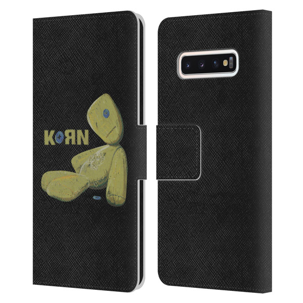 Korn Graphics Issues Doll Leather Book Wallet Case Cover For Samsung Galaxy S10