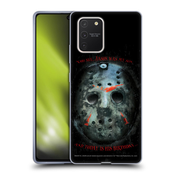 Freddy VS. Jason Graphics Jason's Birthday Soft Gel Case for Samsung Galaxy S10 Lite