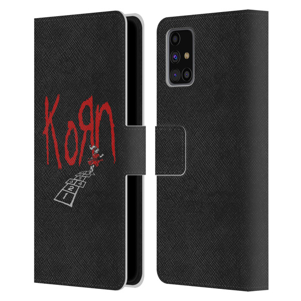 Korn Graphics Follow The Leader Leather Book Wallet Case Cover For Samsung Galaxy M31s (2020)