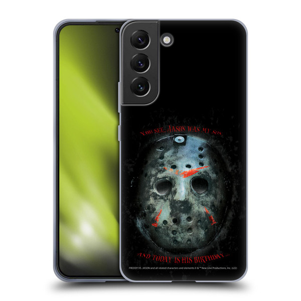 Freddy VS. Jason Graphics Jason's Birthday Soft Gel Case for Samsung Galaxy S22+ 5G