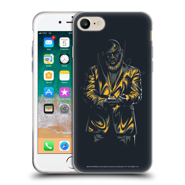 Black Lightning Key Art Tobias Whale Soft Gel Case for Apple iPhone 7 / 8 / SE 2020 & 2022