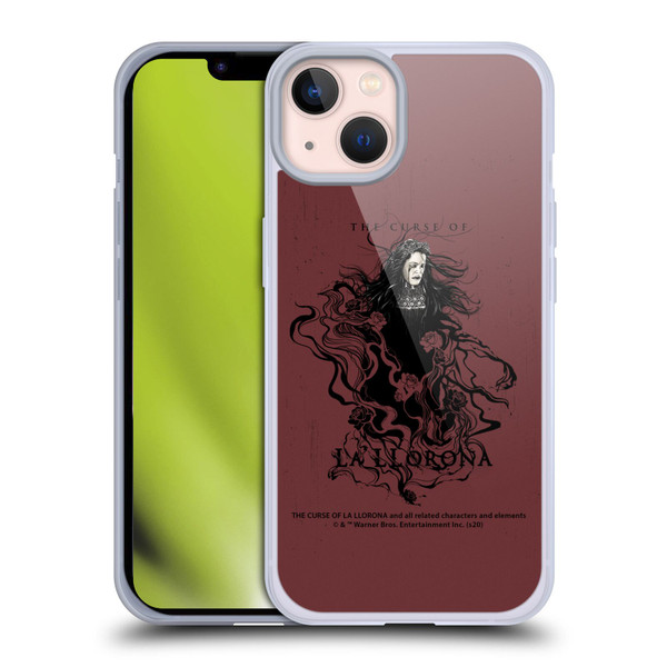 The Curse Of La Llorona Graphics Weeping Lady 2 Soft Gel Case for Apple iPhone 13