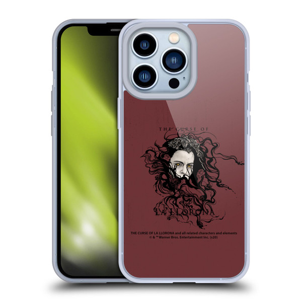 The Curse Of La Llorona Graphics Weeping Lady Soft Gel Case for Apple iPhone 13 Pro