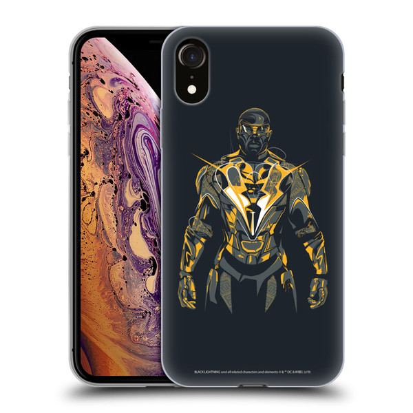 Black Lightning Key Art Black Lightning Soft Gel Case for Apple iPhone XR