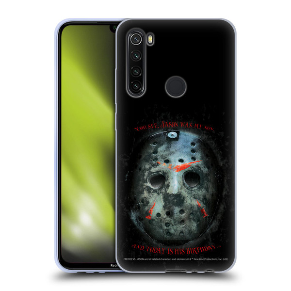 Freddy VS. Jason Graphics Jason's Birthday Soft Gel Case for Xiaomi Redmi Note 8T