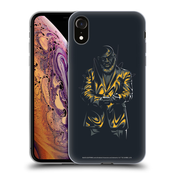 Black Lightning Key Art Tobias Whale Soft Gel Case for Apple iPhone XR