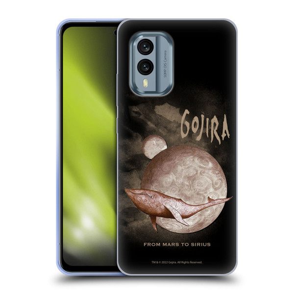 Gojira Graphics From Mars to Sirus Soft Gel Case for Nokia X30