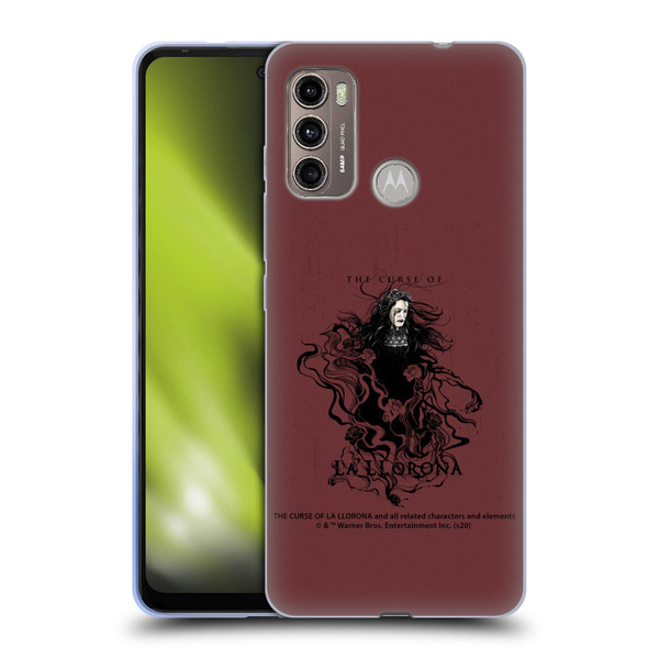 The Curse Of La Llorona Graphics Weeping Lady 2 Soft Gel Case for Motorola Moto G60 / Moto G40 Fusion