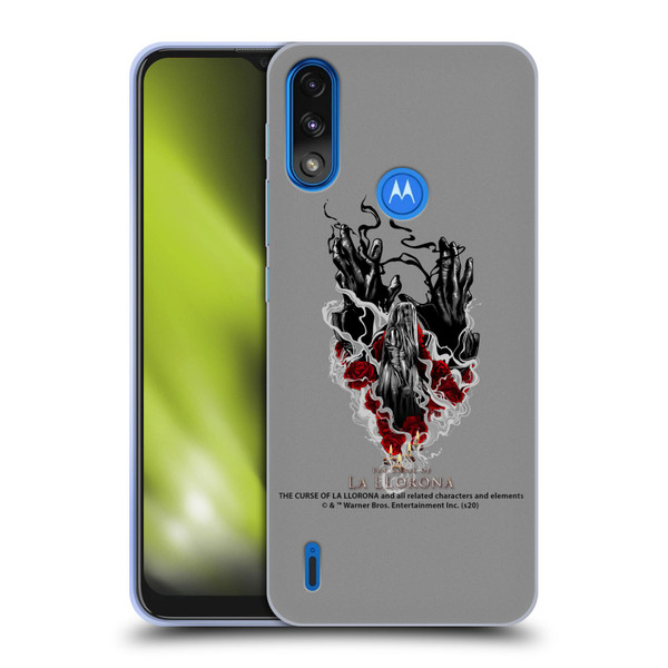The Curse Of La Llorona Graphics Hands Soft Gel Case for Motorola Moto E7 Power / Moto E7i Power