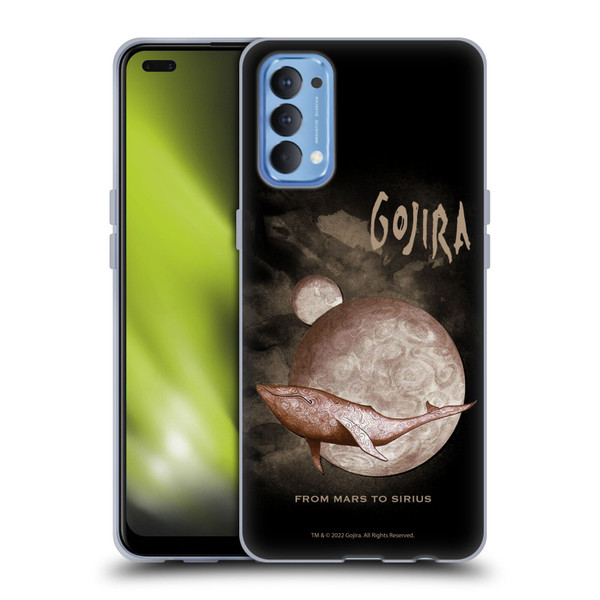Gojira Graphics From Mars to Sirus Soft Gel Case for OPPO Reno 4 5G