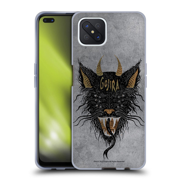 Gojira Graphics Six-Eyed Beast Soft Gel Case for OPPO Reno4 Z 5G