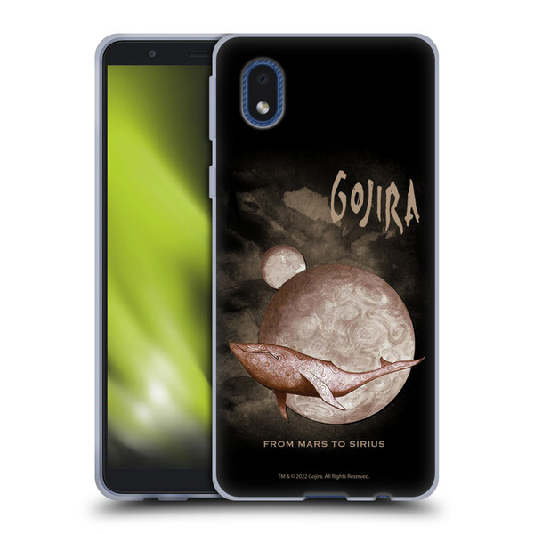 Gojira Graphics From Mars to Sirus Soft Gel Case for Samsung Galaxy A01 Core (2020)