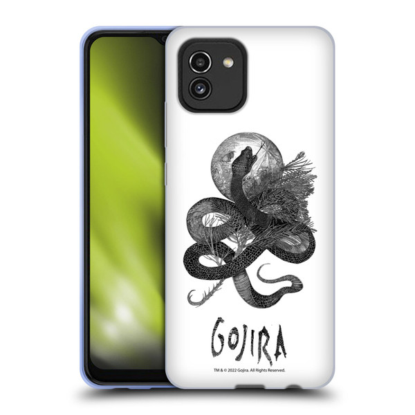 Gojira Graphics Serpent Movie Soft Gel Case for Samsung Galaxy A03 (2021)