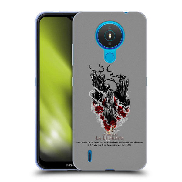 The Curse Of La Llorona Graphics Hands Soft Gel Case for Nokia 1.4