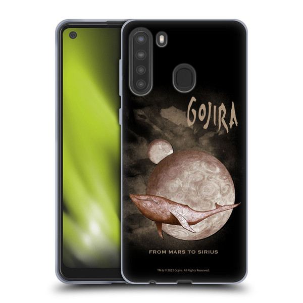 Gojira Graphics From Mars to Sirus Soft Gel Case for Samsung Galaxy A21 (2020)