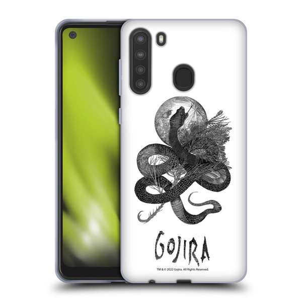 Gojira Graphics Serpent Movie Soft Gel Case for Samsung Galaxy A21 (2020)