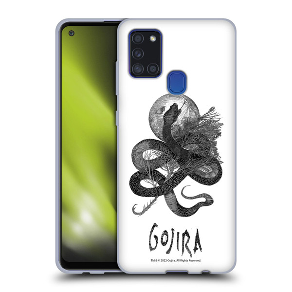 Gojira Graphics Serpent Movie Soft Gel Case for Samsung Galaxy A21s (2020)