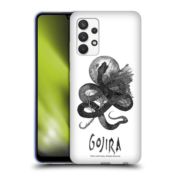 Gojira Graphics Serpent Movie Soft Gel Case for Samsung Galaxy A32 (2021)
