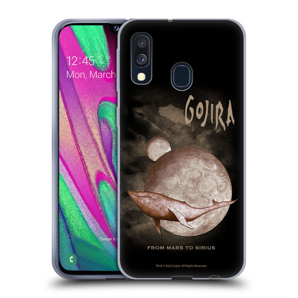 Gojira Graphics From Mars to Sirus Soft Gel Case for Samsung Galaxy A40 (2019)