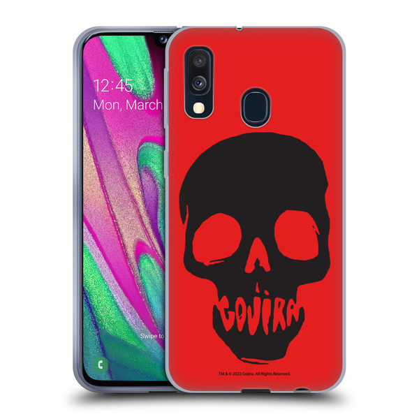 Gojira Graphics Skull Mouth Soft Gel Case for Samsung Galaxy A40 (2019)