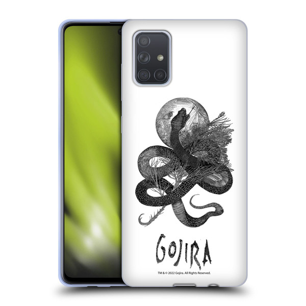 Gojira Graphics Serpent Movie Soft Gel Case for Samsung Galaxy A71 (2019)