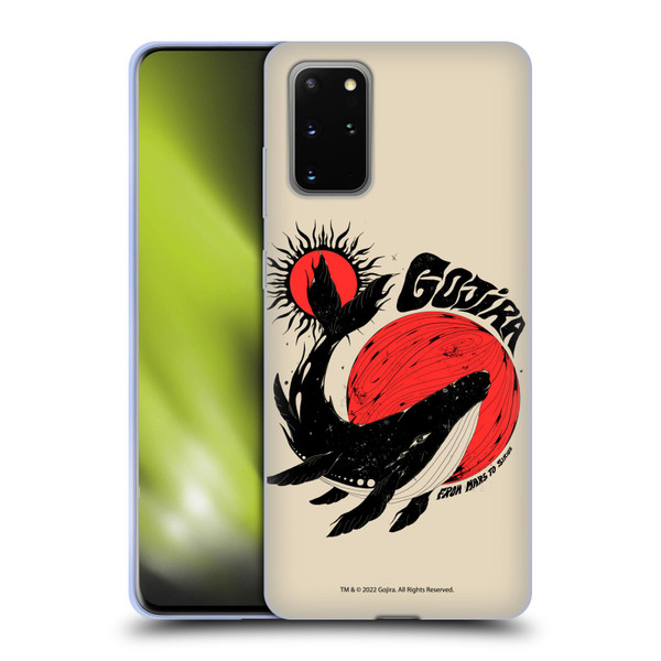 Gojira Graphics Whale Sun Moon Soft Gel Case for Samsung Galaxy S20+ / S20+ 5G