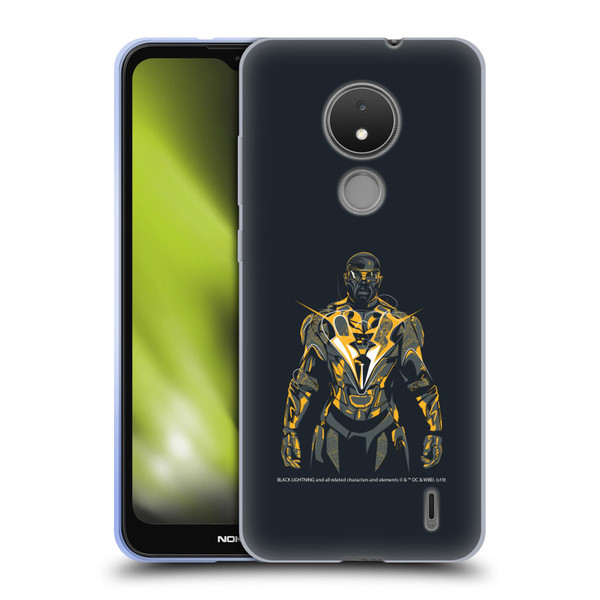 Black Lightning Key Art Black Lightning Soft Gel Case for Nokia C21