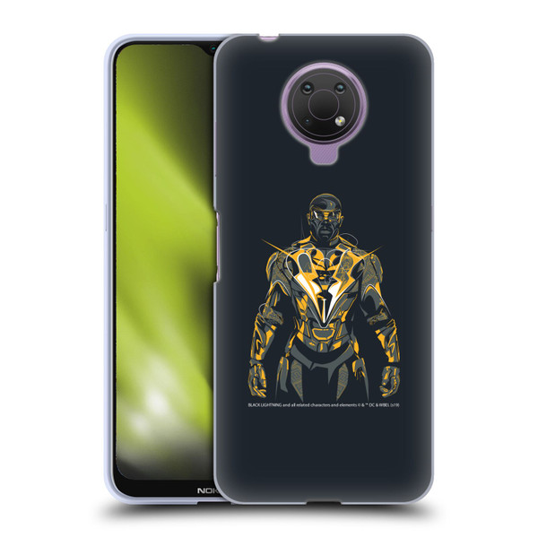 Black Lightning Key Art Black Lightning Soft Gel Case for Nokia G10