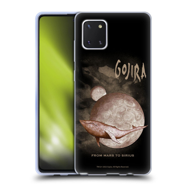 Gojira Graphics From Mars to Sirus Soft Gel Case for Samsung Galaxy Note10 Lite