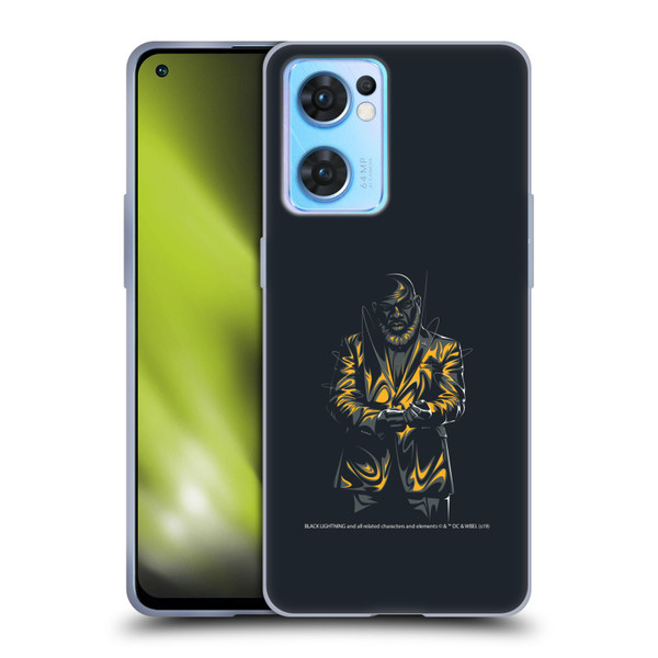 Black Lightning Key Art Tobias Whale Soft Gel Case for OPPO Reno7 5G / Find X5 Lite