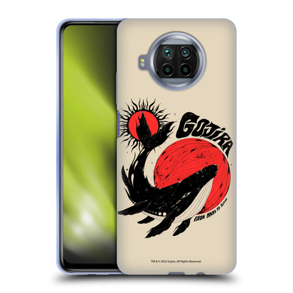 Gojira Graphics Whale Sun Moon Soft Gel Case for Xiaomi Mi 10T Lite 5G