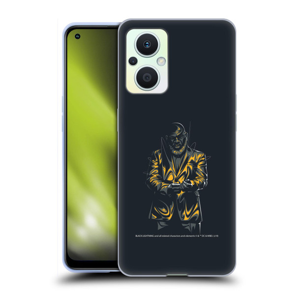 Black Lightning Key Art Tobias Whale Soft Gel Case for OPPO Reno8 Lite