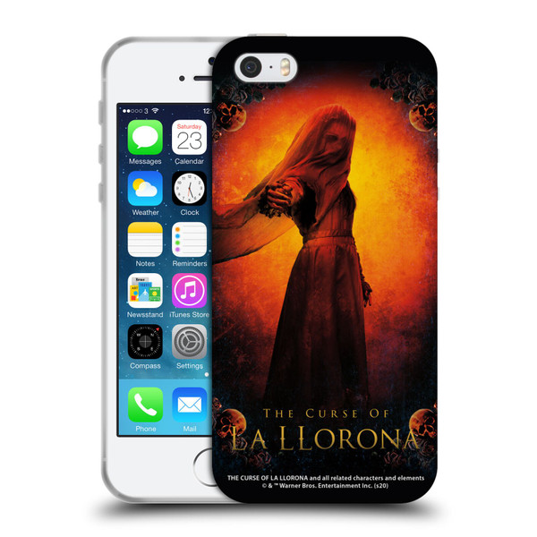 The Curse Of La Llorona Posters Skulls And Roses Soft Gel Case for Apple iPhone 5 / 5s / iPhone SE 2016