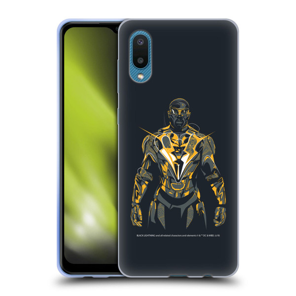 Black Lightning Key Art Black Lightning Soft Gel Case for Samsung Galaxy A02/M02 (2021)