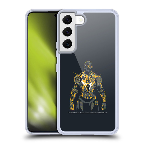 Black Lightning Key Art Black Lightning Soft Gel Case for Samsung Galaxy S22 5G