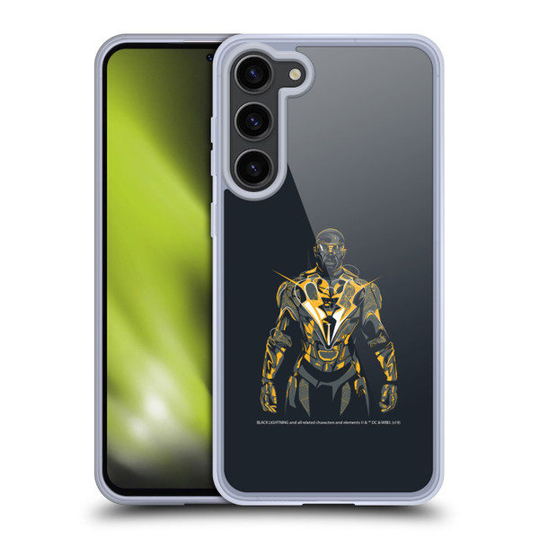 Black Lightning Key Art Black Lightning Soft Gel Case for Samsung Galaxy S23+ 5G