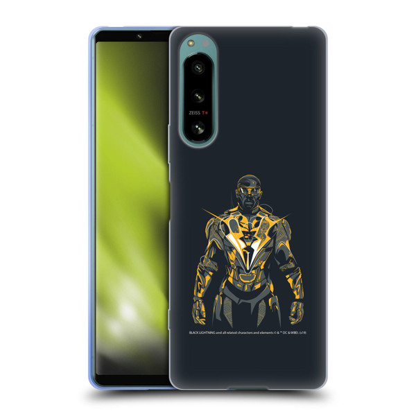 Black Lightning Key Art Black Lightning Soft Gel Case for Sony Xperia 5 IV