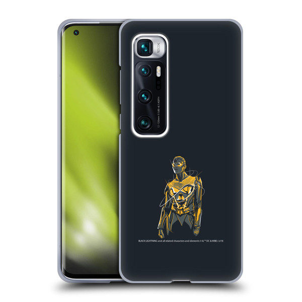 Black Lightning Key Art Thunder Soft Gel Case for Xiaomi Mi 10 Ultra 5G