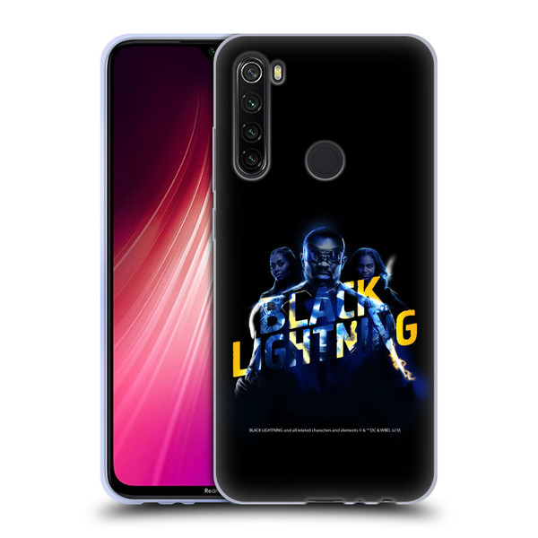 Black Lightning Key Art Group Soft Gel Case for Xiaomi Redmi Note 8T