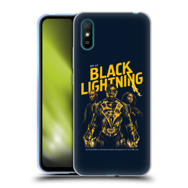 Black Lightning Key Art Get Lit Soft Gel Case for Xiaomi Redmi 9A / Redmi 9AT