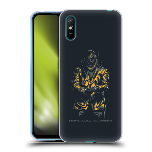 Black Lightning Key Art Tobias Whale Soft Gel Case for Xiaomi Redmi 9A / Redmi 9AT