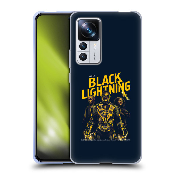 Black Lightning Key Art Get Lit Soft Gel Case for Xiaomi 12T Pro