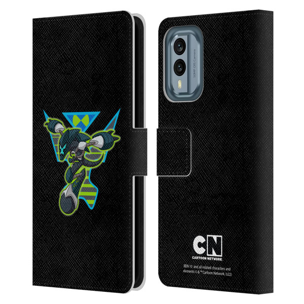 Ben 10: Animated Series Graphics Alien Leather Book Wallet Case Cover For Nokia X30