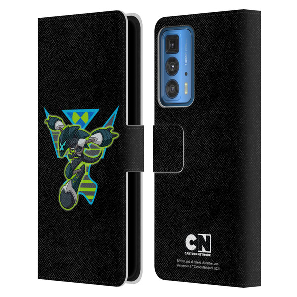 Ben 10: Animated Series Graphics Alien Leather Book Wallet Case Cover For Motorola Edge 20 Pro