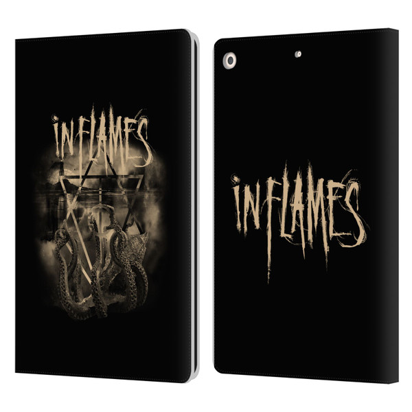 In Flames Metal Grunge Octoflames Leather Book Wallet Case Cover For Apple iPad 10.2 2019/2020/2021