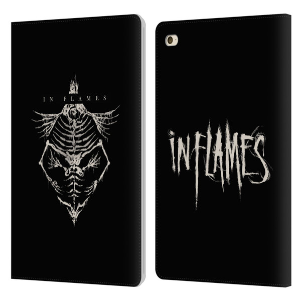 In Flames Metal Grunge Jesterhead Bones Leather Book Wallet Case Cover For Apple iPad mini 4