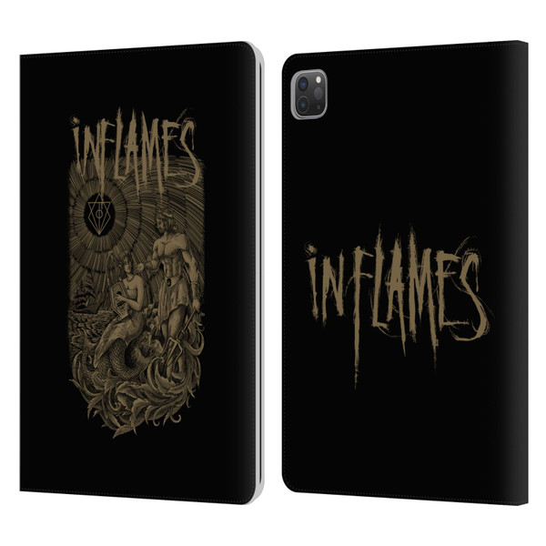 In Flames Metal Grunge Adventures Leather Book Wallet Case Cover For Apple iPad Pro 11 2020 / 2021 / 2022