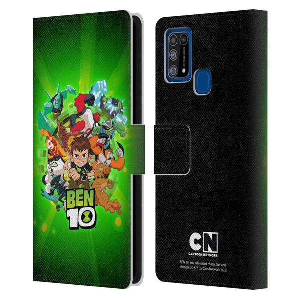 Ben 10: Animated Series Graphics Character Art Leather Book Wallet Case Cover For Samsung Galaxy M31 (2020)