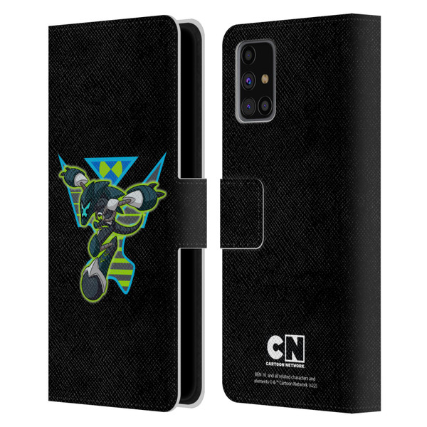 Ben 10: Animated Series Graphics Alien Leather Book Wallet Case Cover For Samsung Galaxy M31s (2020)